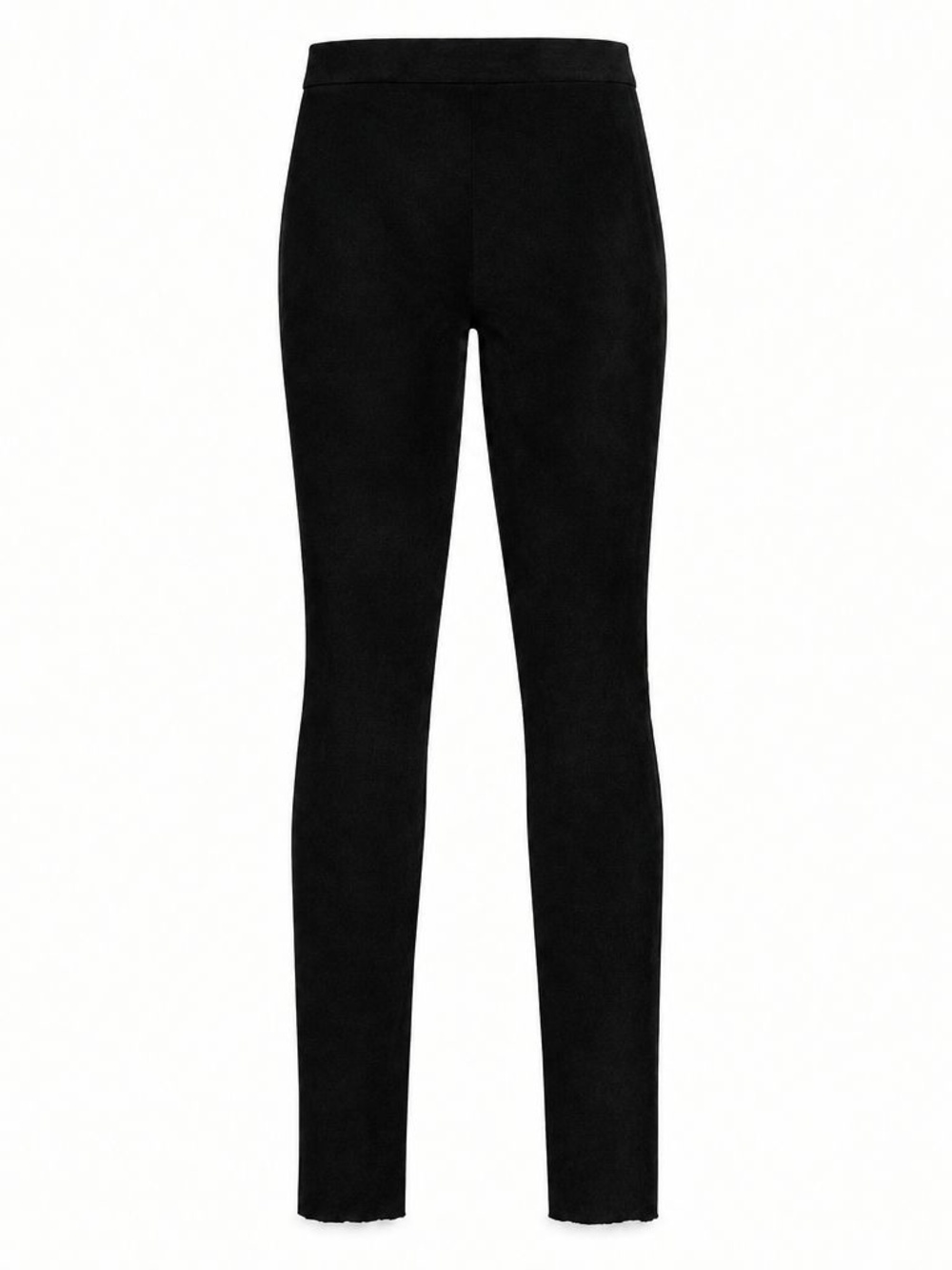 Alice + Olivia Lennox Black 100% Lamb Leather Leggings Size 2 | Designer Suede